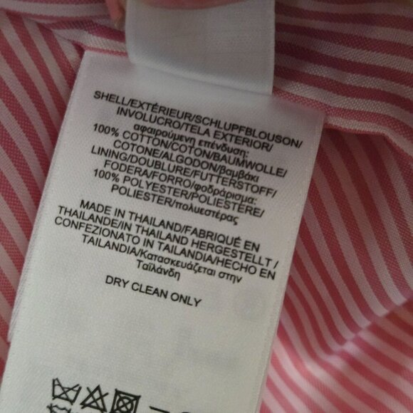 Brooks Brothers Cropped Cotton Tweed 3/4 Sleeve Lady Jacket ASO TV Size 6 - Picture 8 of 8